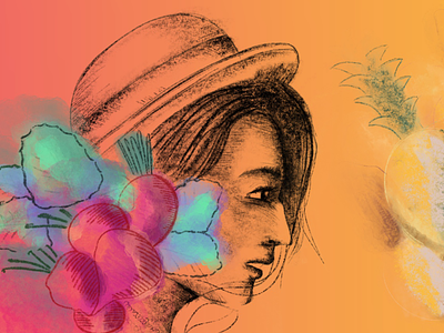 Andean women branding design design fashion urban photography ethnic amazonia amazonic ecuador graphic design illustration illustration ilustración illustration procreate sketch logo ui