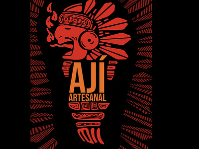 ají sauce packaging design