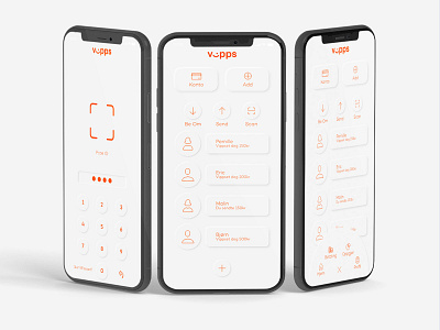 App Design Neomorphism (Vipps) app branding design ui ux