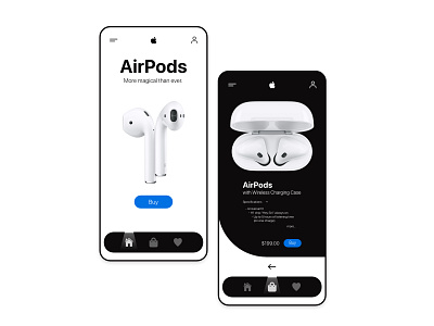 AirPods, App design