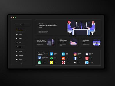 AppStore Neumorphism concept. app branding design graphic design illustration minimal ui ux web website