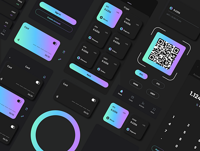 Design for crypto wallet app animation app design figma ui ux