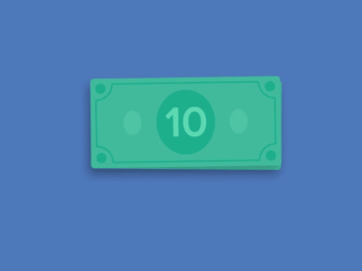 Show me the money gif illustration motion graphic