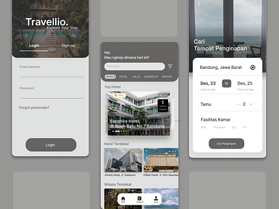 Travellio. App app design ui