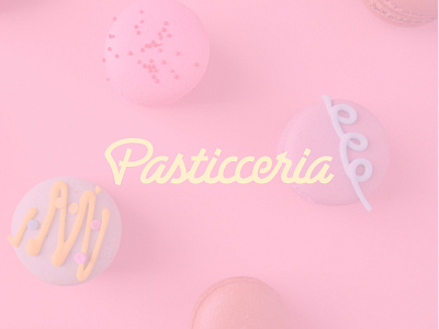 Pasticceria creative hand lettering illustration illustrator lettering lettering logo letters logo logotype script type type design typography