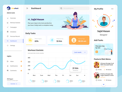 Admin Dashboard UI