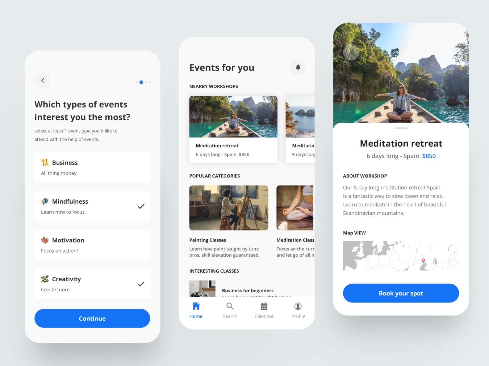 Daily Activity App Screens by Manjurul Hasan Shuvo on Dribbble