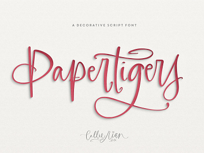 Papertigers Script Font