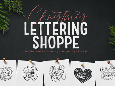 Christmas Lettering Shoppe