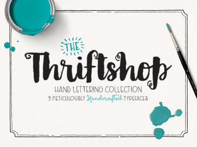 Thriftshop Hand Lettering Collection
