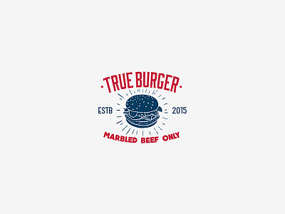 True Burger burger burgershop design identify logo novosibirsk onlyfuckingdesign russia true
