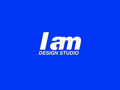 IAM blue branding design iam logo onlyfuckingdesign russia studio