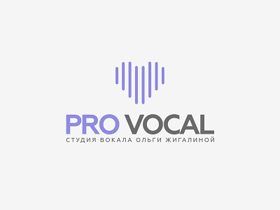 Pro Vocal branding design logo novosibirsk onlyfuckingdesign russia studio vocal voice