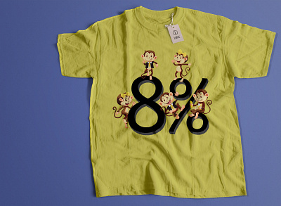 5 monkeys vector t-shirt design art branding design flat graphic design illustration logodesign tshirt tshirt design typography vector