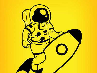 Astronaut Tattoo Design art astronaut design graphic design illustration logo tattoo tshirt design typography vector