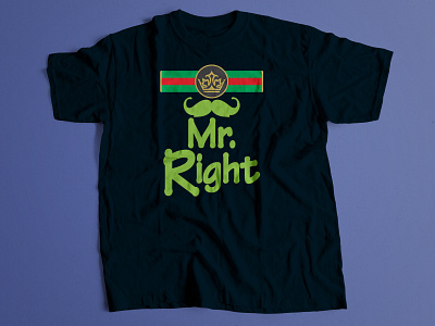 Right T-shirt design design graphic design illustration tshirt design typography vector