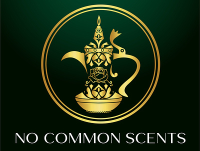 NO COMMON SCENTS LOGO branding graphic design illustration logo tshirt design typography vector