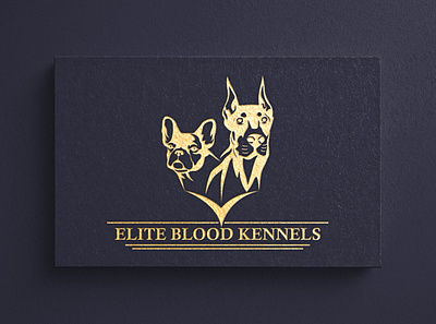 Elite Blood Kennels Logo branding graphic design logo tshirt design typo typography vector