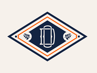 Out of Your Depth badge icon logo logo design vector