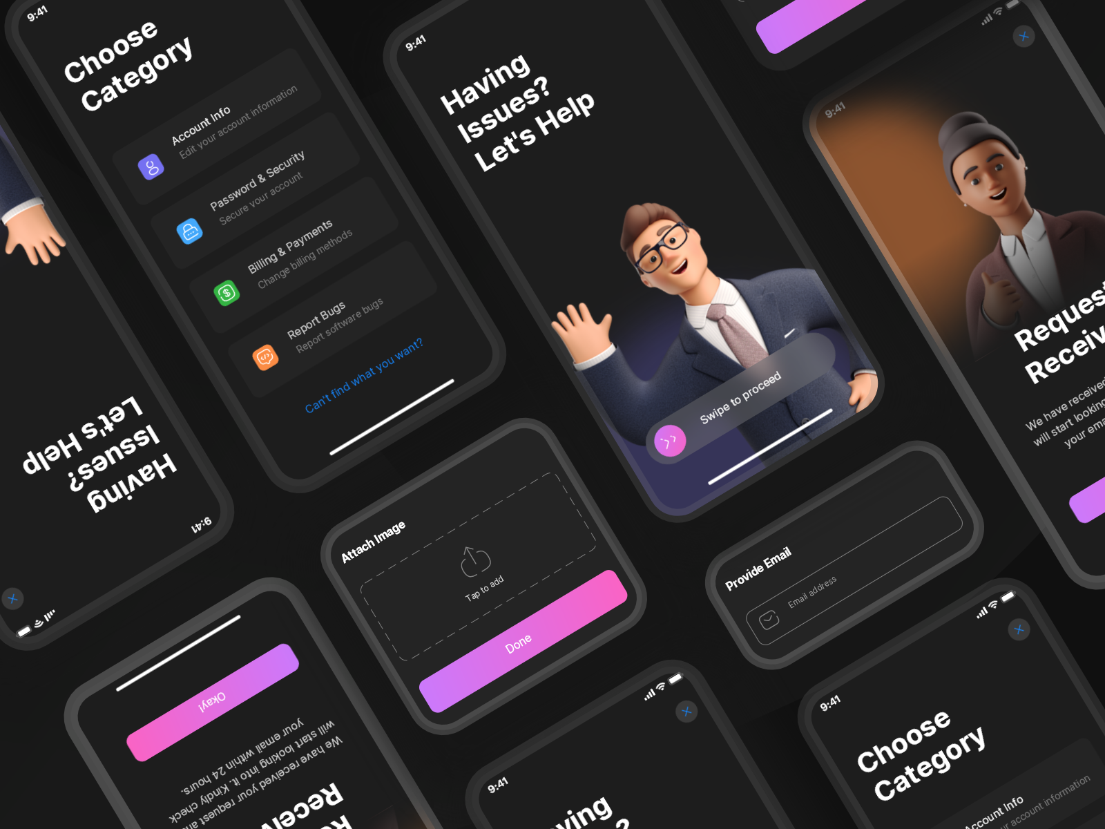 Help and Support UI by Nwabuoku Solomon on Dribbble