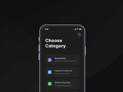 Help and Support UI adobe xd app design clean clean design creative design help and support ui