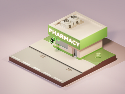 Low Poly Pharmacy