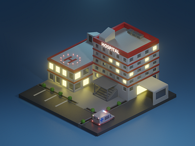 Low Poly Hospital