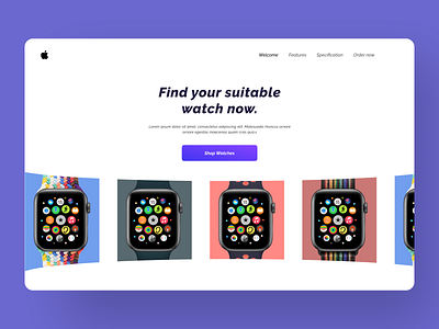 Watch Store Web Design