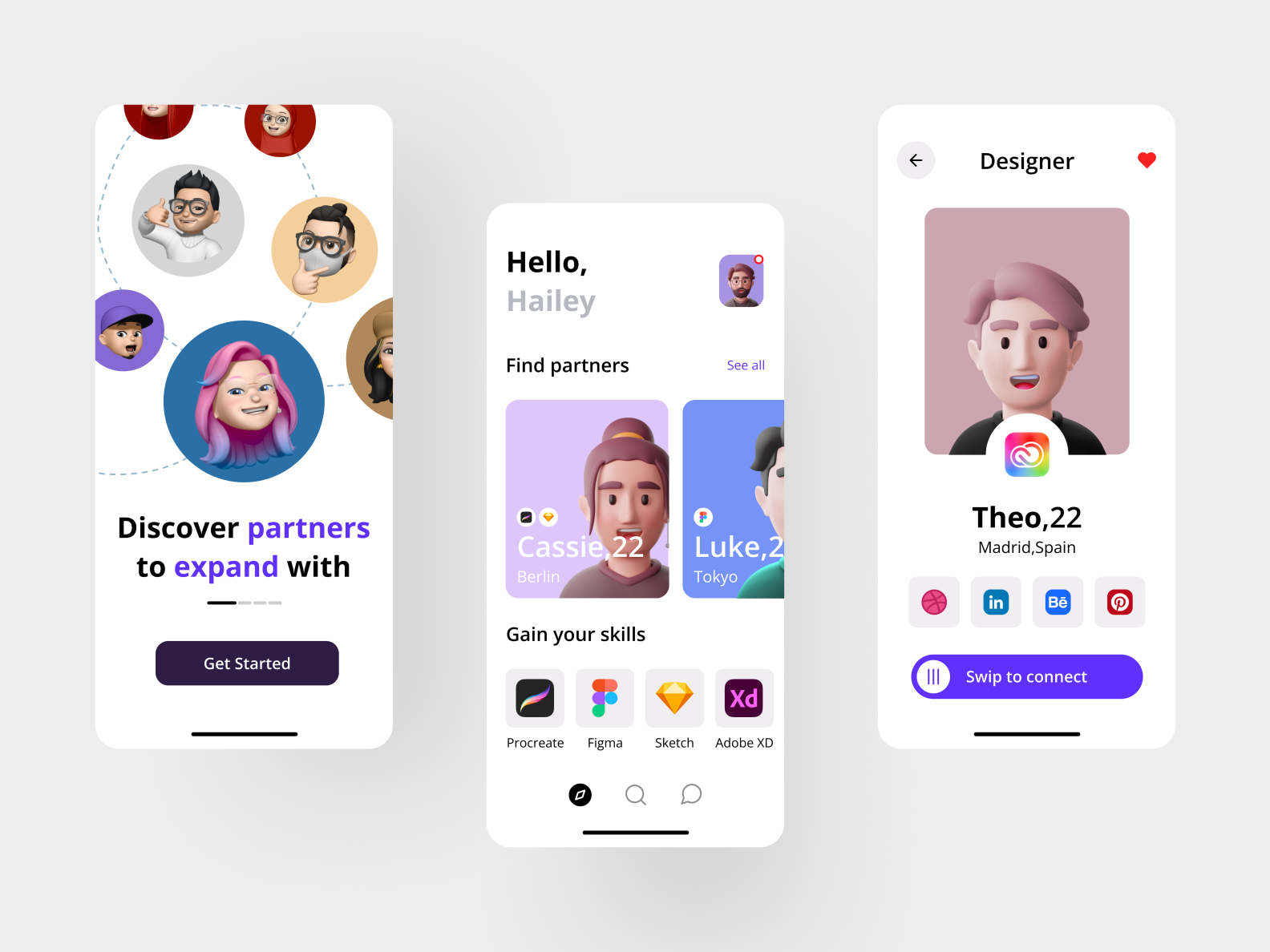 Designers Community App UI Concept by Poppins Creation on Dribbble