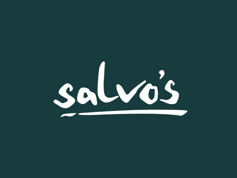 Salvo's logo animation animation brand logo motion restaurant