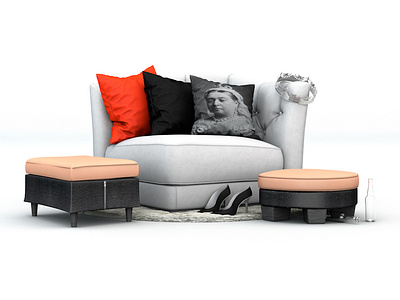 Soapstar Sofa 3d cinema4d design