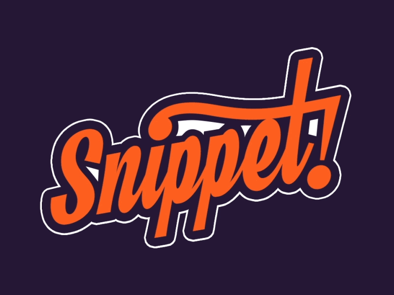 Snippet Logo Animation