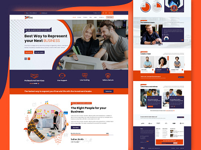 Corporate business website template