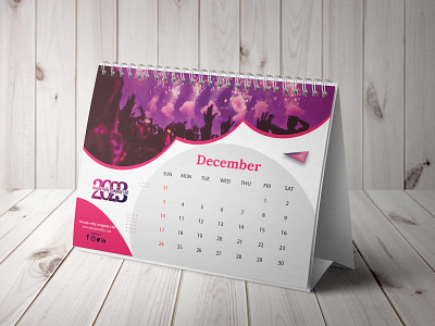 Office Desk Calendar Design 2023 branding flat graphic design vector