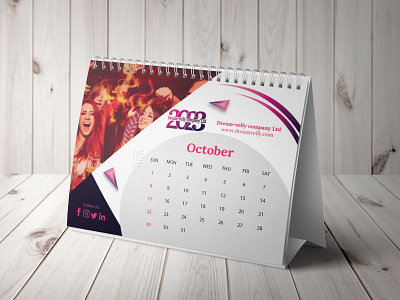 Office Desk Calendar Design 2023 branding graphic design