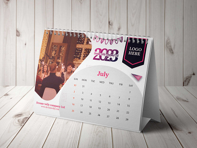 Office Desk Calendar Design 2023 branding graphic design
