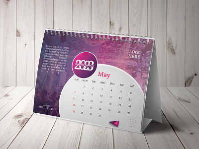 Office Desk Calendar Design 2023 branding design flat graphic design minimal vector