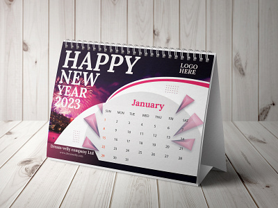 Office Desk Calendar Design 2023