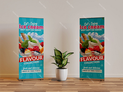 Rollup Banner Design branding design vector