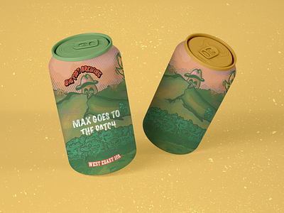 Mock Beer Can Packaging Design