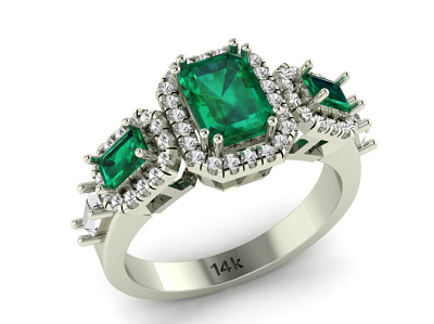 Emerald Ring! design gents illustration jewel jewelery jewellery jewelry logo ring rings