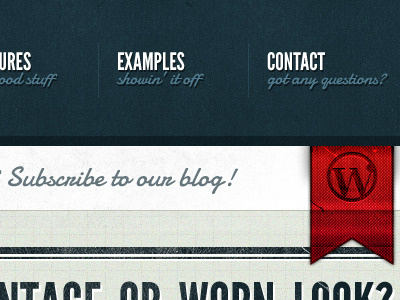 Wordpress Ribbon