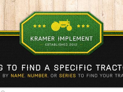 Kramer Implement green haymaker john deere texture web website wood wordpress yellow