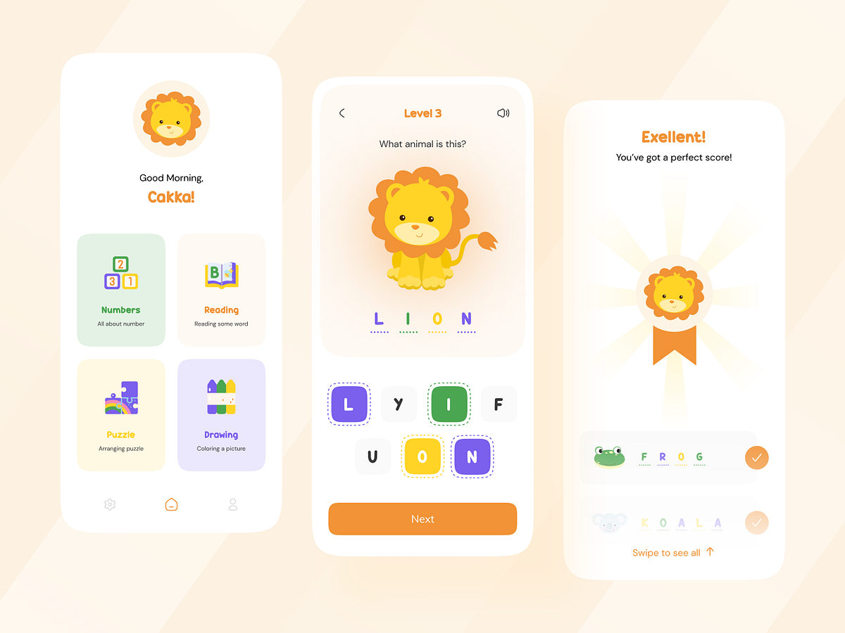 Browse thousands of Kids App images for design inspiration | Dribbble