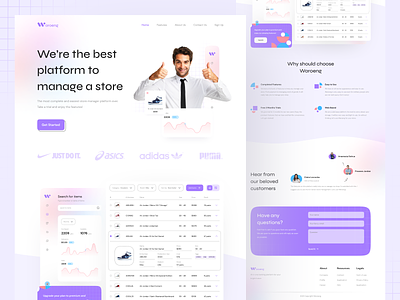 Waroeng - Store Inventory Landing Page