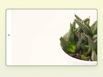 Desk Plant Homepage 🍀🍀 animation homepage interaction plant web