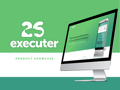 Executer mobile app product showcase showcase web ui