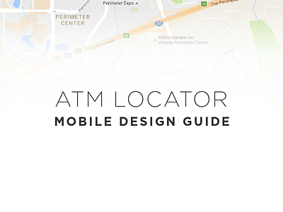 Atm Locator Style Guide