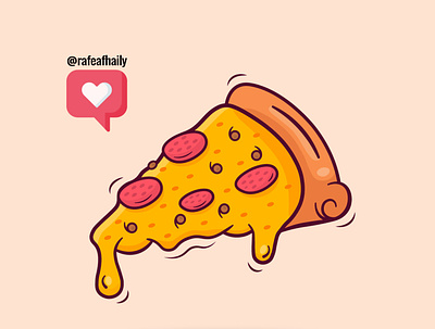 Pizza illustration design illustration illustrator vector