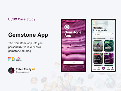 UX/UI Gemstone Mobile App - Case Study